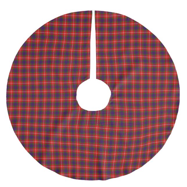 Jupon De Sapin En Polyester Brossé Clan Fraser Tartan (Devant)
