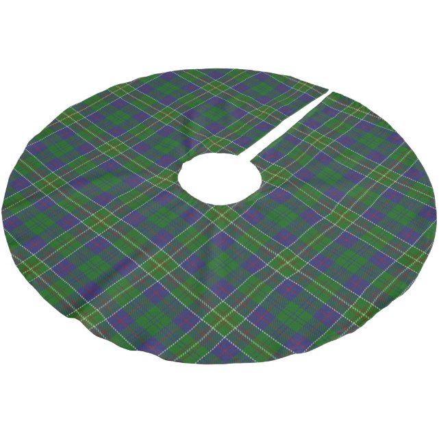 Jupon De Sapin En Polyester Brossé Clan Hunter Tartan (Angle)
