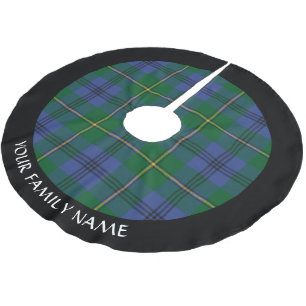 Jupon De Sapin En Polyester Brossé Clan Johnston Tartan Jupe en polyester brossé