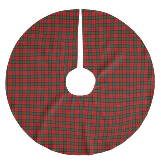 Jupon De Sapin En Polyester Brossé Clan MacDuff Tartan Plaid Motif (Devant)