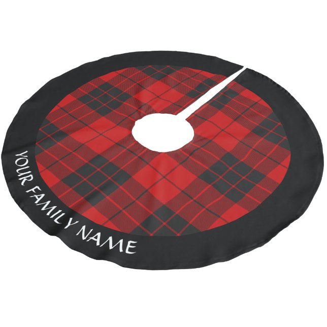 Jupon De Sapin En Polyester Brossé Clan Macleod de Raasay Tartan (Angle)