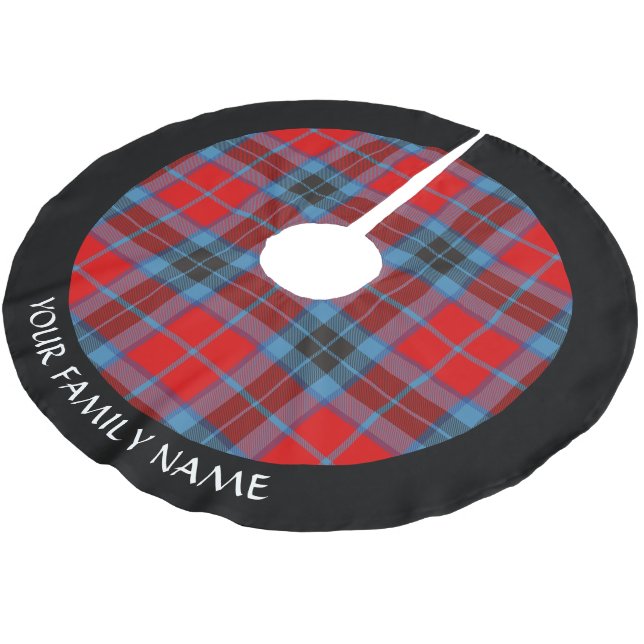Jupon De Sapin En Polyester Brossé Clan MacTavish Tartan (Angle)
