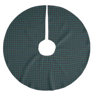Jupon De Sapin En Polyester Brossé Clan Malcolm Tartan Plaid