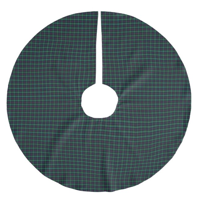 Jupon De Sapin En Polyester Brossé Clan Malcolm Tartan Plaid (Devant)