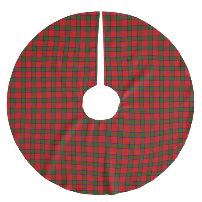 Jupon De Sapin En Polyester Brossé Clan Robertson Tartan (Devant)