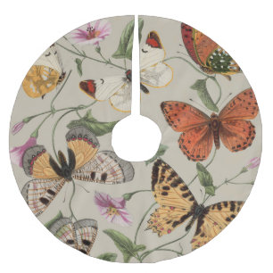 Jupon De Sapin En Polyester Brossé Collection de la papillon Moth Nature Dessin
