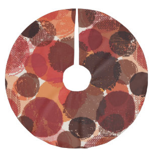 Jupon De Sapin En Polyester Brossé Collection de Motifs Abstraits colorés et intempor
