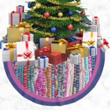 Coloré artisanal Textiles brésiliens Frug Noël