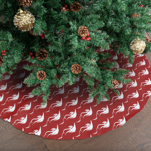 Jupon De Sapin En Polyester Brossé Conception d'illustration de dragon tribal noir et