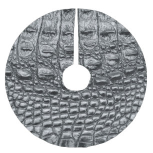 Jupon De Sapin En Polyester Brossé Crocodile Noir : Météo Noire Mystique