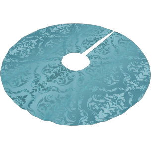 Jupon De Sapin En Polyester Brossé Damassé de cru de vert bleu de turquoise