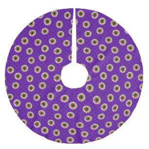 Jupon De Sapin En Polyester Brossé Décor de jupe d'arbre Halloween déplaisant