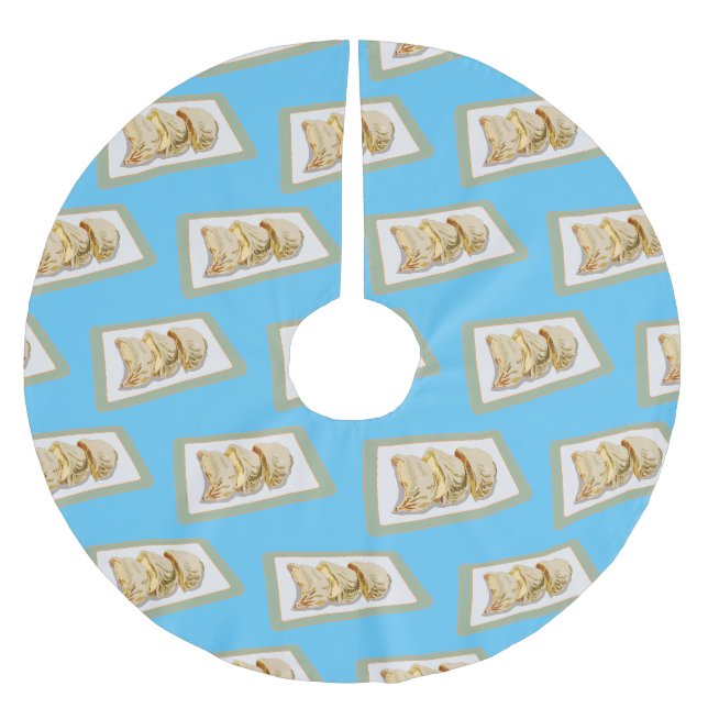 Jupon De Sapin En Polyester Brossé Dessin de Jiaozi / Chinese dumplings (Devant)