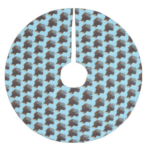 Jupon De Sapin En Polyester Brossé dessin humoristique d'aigle royal