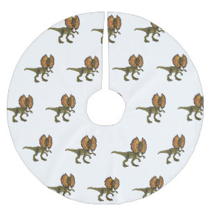 Jupon De Sapin En Polyester Brossé Dilophosaurus dessin animé