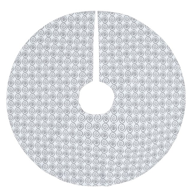 Jupon De Sapin En Polyester Brossé Double Spiral Celtic Pattern (Devant)