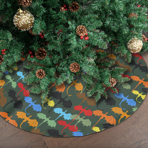 Jupon De Sapin En Polyester Brossé Dragons Green Flight Imaginaire