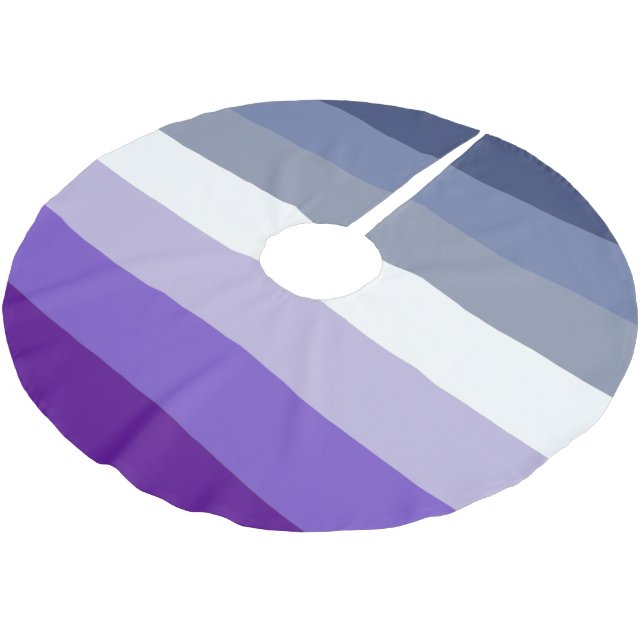 Jupon De Sapin En Polyester Brossé Drapeau de la Fierté Lesbienne Butch (Angle)