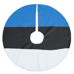 Jupon De Sapin En Polyester Brossé Drapeau de l'Estonie