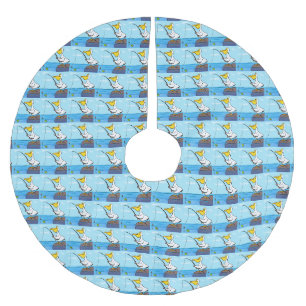 Jupon De Sapin En Polyester Brossé Drôle pélican de pêche