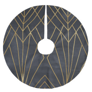 Jupon De Sapin En Polyester Brossé Elégance Art Déco : Glamour géométrique
