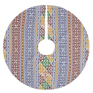 Jupon De Sapin En Polyester Brossé élégant motif ethnique