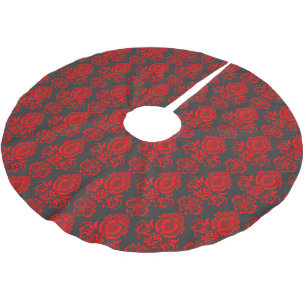 Jupon De Sapin En Polyester Brossé Elégant, Vintage, Victorian Steampunk Damask