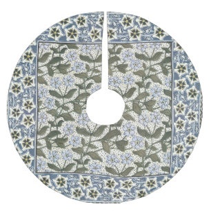 Jupon De Sapin En Polyester Brossé Été Périwinkel Fleur Plutôt Élégant Floral