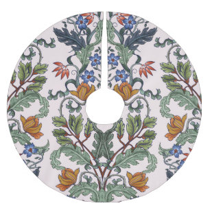Jupon De Sapin En Polyester Brossé Ethnique traditionnelle : Floral Vintage décoratif