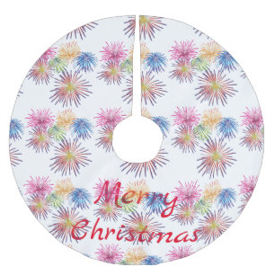 Jupon De Sapin En Polyester Brossé Explosion de feux d'artifice Thunder_Cove