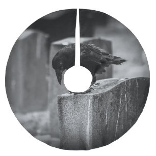 Jupon De Sapin En Polyester Brossé Falln Cemetery Crow