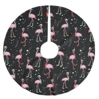 Flamant rose rose pâle de Noël