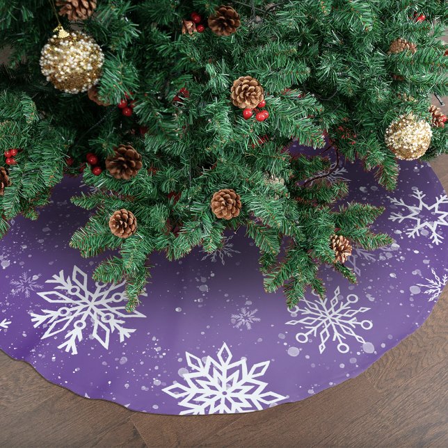 Jupon De Sapin En Polyester Brossé Flèche blanche Améthyste violet (Créateur téléchargé)