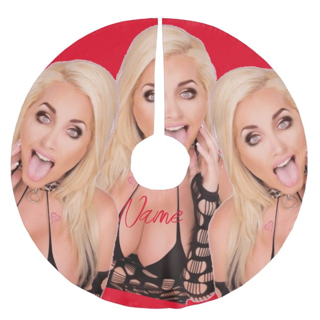 Jupon De Sapin En Polyester Brossé Flirty blonde Thunder_Cove (Devant)