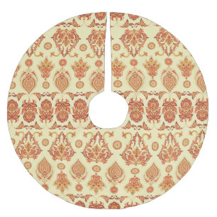 Jupon De Sapin En Polyester Brossé Folkloric Batik Floral Motif ethnique