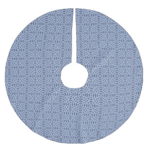 Jupon De Sapin En Polyester Brossé formes circulaires motif transparent