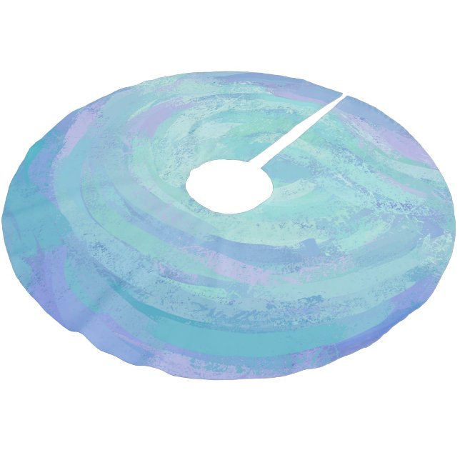 Jupon De Sapin En Polyester Brossé Glacier (Angle)