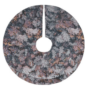 Jupon De Sapin En Polyester Brossé Gothique Déplaisant Cosy Automne Nuit Feuilles Aut
