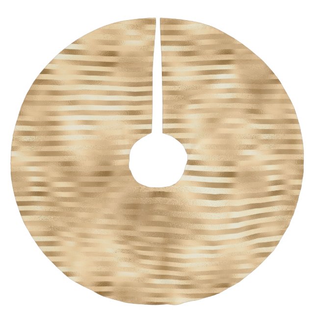 Jupon De Sapin En Polyester Brossé Grilles Glam Gold (Devant)
