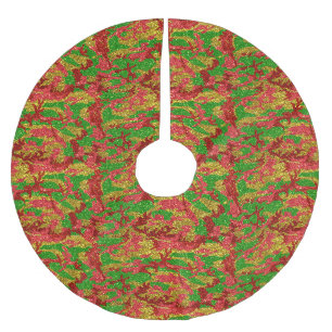Jupon De Sapin En Polyester Brossé Haus De Camo Gold Motif