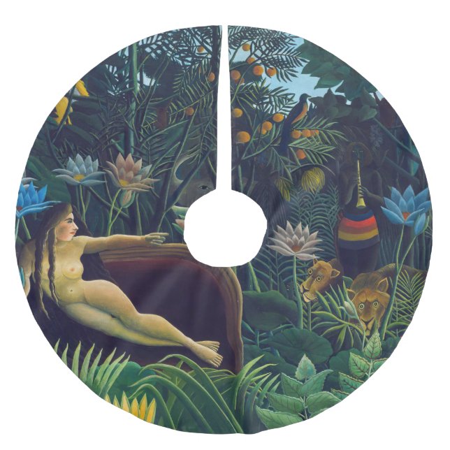 Jupon De Sapin En Polyester Brossé Henri Rousseau - Le Rêve / Le Reve (Devant)
