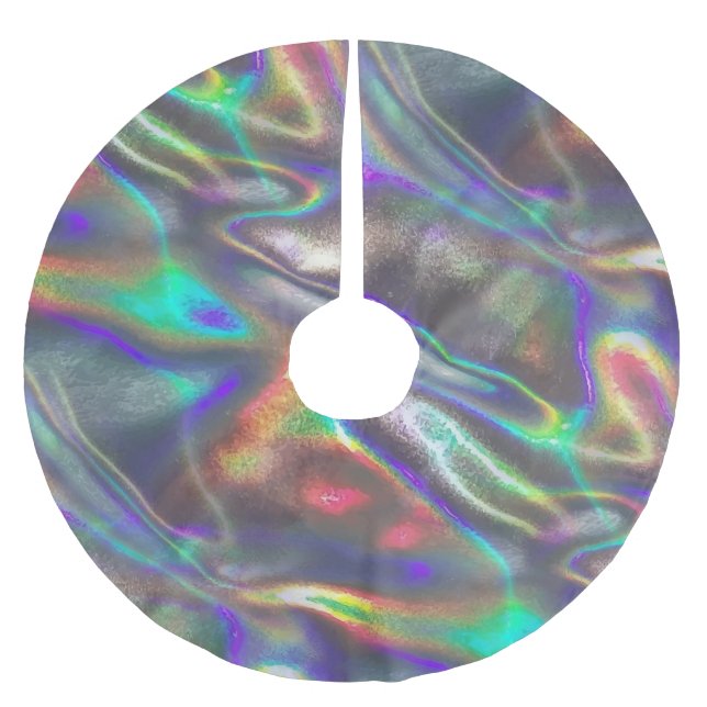 Jupon De Sapin En Polyester Brossé holographique (Devant)