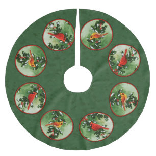 Jupon De Sapin En Polyester Brossé Hommes et femmes cardinales Green