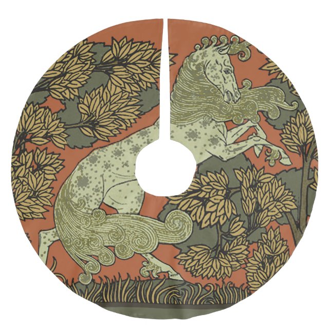 Jupon De Sapin En Polyester Brossé Horse Arts médiévaux Artisanat Art Nouveau (Devant)