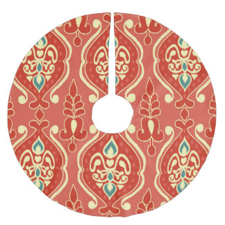 Jupon De Sapin En Polyester Brossé Ikat artisanal : Tissu Boho Ethnique