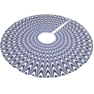 Jupon De Sapin En Polyester Brossé illusion d'optique réaliste