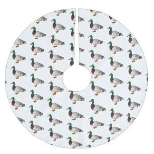 Jupon De Sapin En Polyester Brossé Illustration de dessin animé de canard colvert