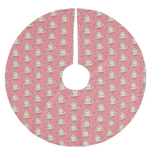 Jupon De Sapin En Polyester Brossé Illustration de dessin de lapin lapin mou