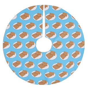 Jupon De Sapin En Polyester Brossé Illustration de gaufre