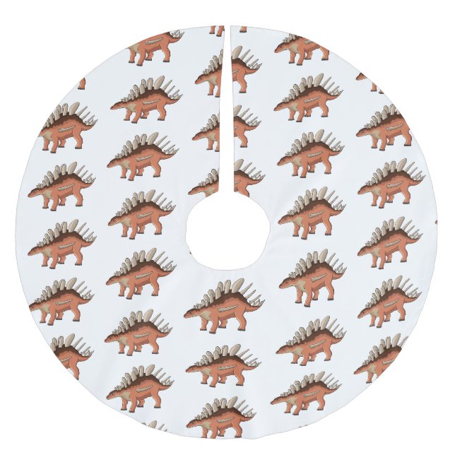 Jupon De Sapin En Polyester Brossé Illustration de Kentrosaurus (Devant)